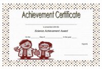Science Achievement Certificate Template 4