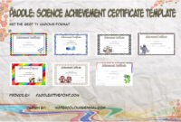 Science Achievement Certificate Templates by Paddle