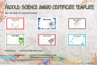 Science Award Certificate Templates by Paddle