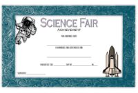 Science Fair Certificate 3