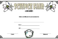 Science Fair Certificate 6