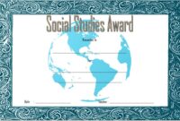 Social Studies Certificate Template 1