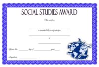 Social Studies Certificate Template 3