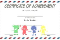 Social Studies Certificate Template 7
