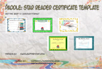 Download 5+ Best Ideas of Star Reader Certificate Template for an achievement, award, accelerated, most improved students, summer reading with many formats!