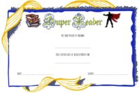 Super Reader Certificate Template 6