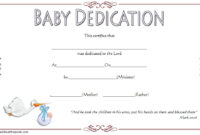 Baby Dedication Certificate Template 6