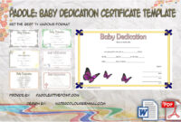 Baby Dedication Certificate Templates by Paddle
