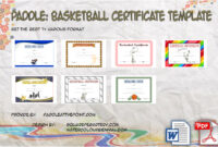 Basketball Certificate Templates by Paddle