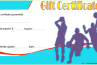 Basketball Gift Certificate Template 3