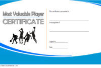 Basketball MVP Certificate Template 4