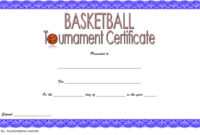 Basketball Tournament Certificate Template 4