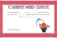 Basketball Tournament Certificate Template 7