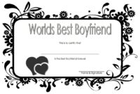 Best Boyfriend Certificate Template 6