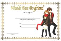 Best Boyfriend Certificate Template 9