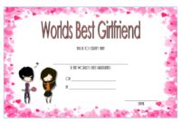 Best Girlfriend Certificate Template 3