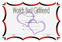 Best Girlfriend Certificate Template 5