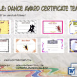 Dance Award Certificate Template in 2020: FREE 8+ Best Ideas