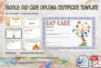 Daycare Diploma Certificate Templates by Paddle