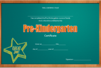 Editable Pre-K Graduation Certificate Template 8
