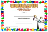 Kindergarten Completion Certificate Template 6
