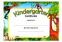 Kindergarten Diploma Certificate Template 9