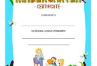 Kindergarten Graduation Certificate Printable 1