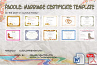Marriage Certificate Templates by Paddle