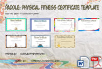 Physical Fitness Certificate Templates by Paddle