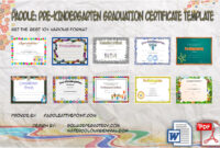 Pre-Kindergarten Certificate Templates by Paddle