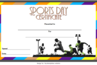 Sports Day Certificate Template 7
