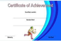 Tennis Achievement Certificate Template 7