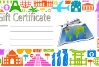Travel Gift Certificate Template 9