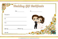 Wedding Gift Certificate Template 3