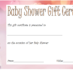 Baby Shower Gift Certificate Template 2 Paddle At The Point