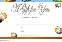 Baby Shower Gift Certificate Template 7
