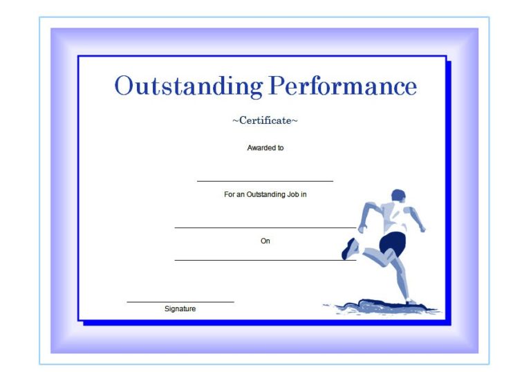 Outstanding Performance Rating