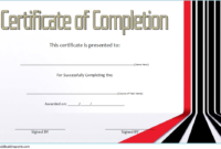 Training Course Certificate Template 10