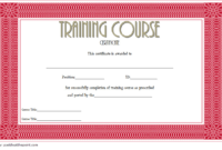 Training Course Certificate Template 4