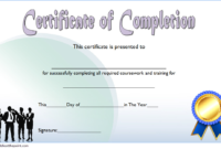 Training Course Certificate Template 7