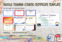 Training Course Completion Certificate Template by Paddle