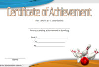 Bowling Certificate Template 7