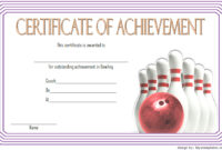 Bowling Certificate Template 8