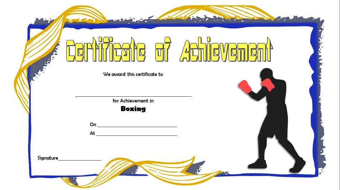boxing certificate template, kickboxing certificate templates, boxing certificate templates free, boxing match achievement, boxing award certificate templates, blank boxing certificate template