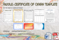 Certificate of Origin Template by Paddle
