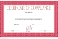 Compliance Certificate Template 6