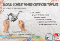 Contest Winner Certificate Template by Paddle