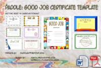 Good Job Certificate Template by Paddle