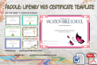 Lifeway VBS Certificate Template by Paddleatthepoint.com