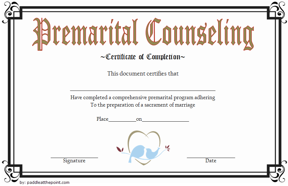 marriage counseling certificate template, marriage family counseling certificate, free premarital counseling certificate of completion template, marriage counseling certificate of completion template, premarital counseling certificate of completion florida, pre marriage counseling certificate template, proof of marriage counseling letter, free printable marriage counseling certificate, premarital counseling certificate oklahoma